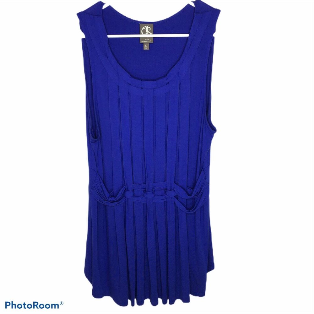 Anthro One September Avant Woven and Pleated Top